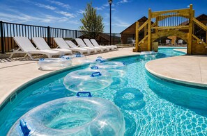 Indoor pool, a heated pool