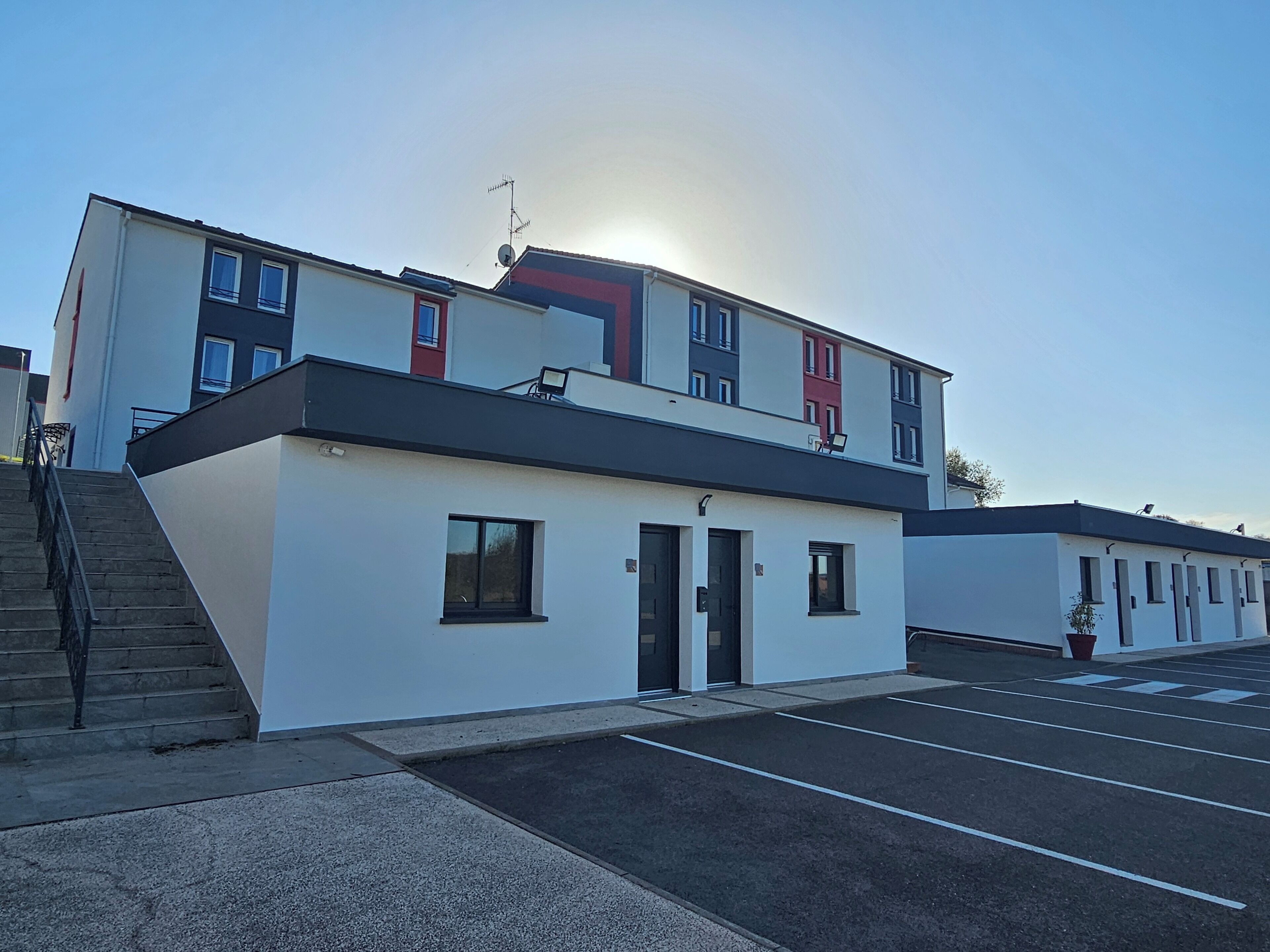 Façade de l’hébergement