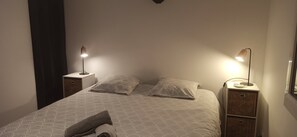 3 bedrooms, iron/ironing board, travel cot, WiFi
