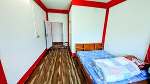 1 bedroom, iron/ironing board, bed sheets