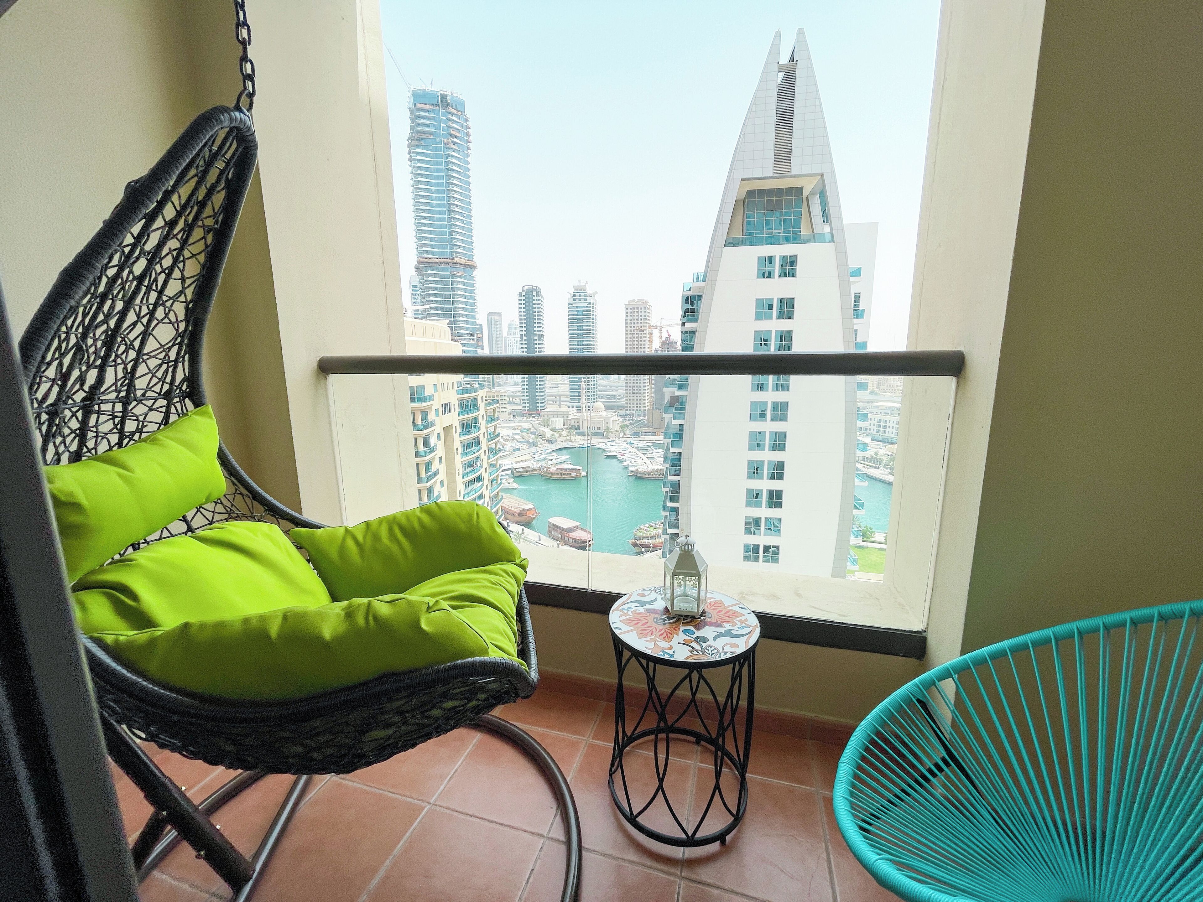 Deluxe Apartment, 2 Bedrooms, Balcony, Marina View | Water view
