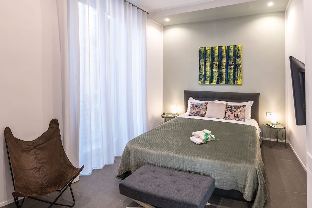 Appartamento Green | 2 habitaciones, ropa de cama de alta calidad y edredón