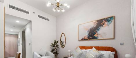 1 Schlafzimmer, Bügeleisen/Bügelbrett, kostenloses WLAN, Bettwäsche