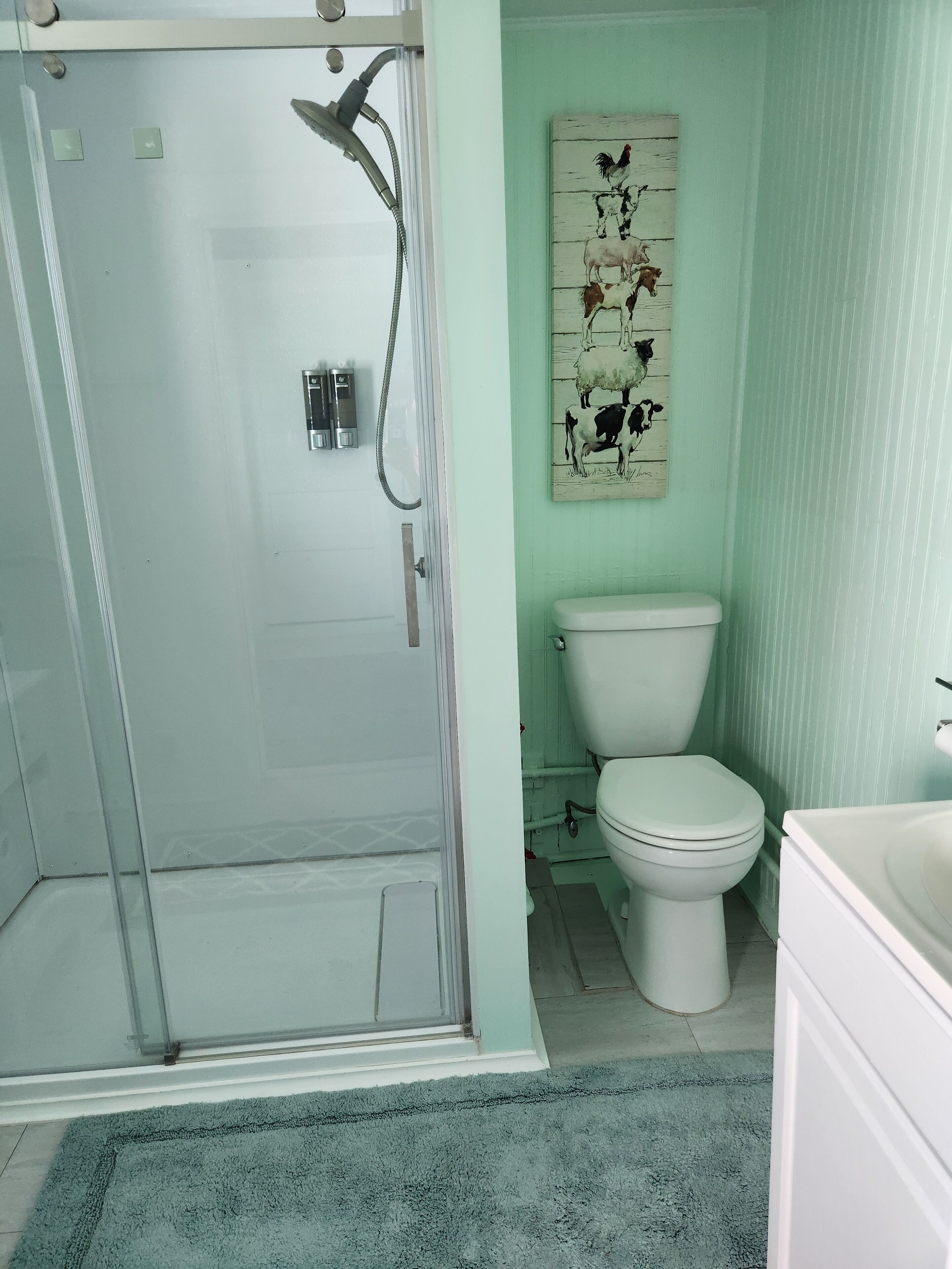 淋浴設備、風筒、提供毛巾、番梘