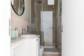 Regadera, amenidades de baño ecológicas, secadora de cabello, toallas 