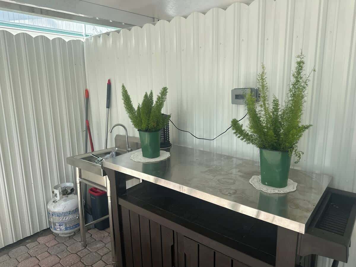 Enceinte de l’hébergement