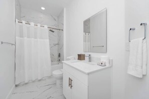 Shower, hair dryer