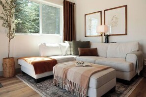 智能电视、壁炉、书