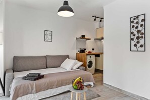 1 室のベッドルーム、アイロン / アイロン台、WiFi、ベッドシーツ