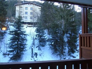 Property grounds - 3rd floor, view mountain, balcony, tv, ski locker, 23m², Valfréjus (Valfréjus)