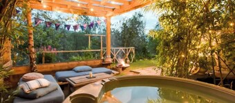 Stella, Design-Led Vintage Airstream Retreat with Hot Tub