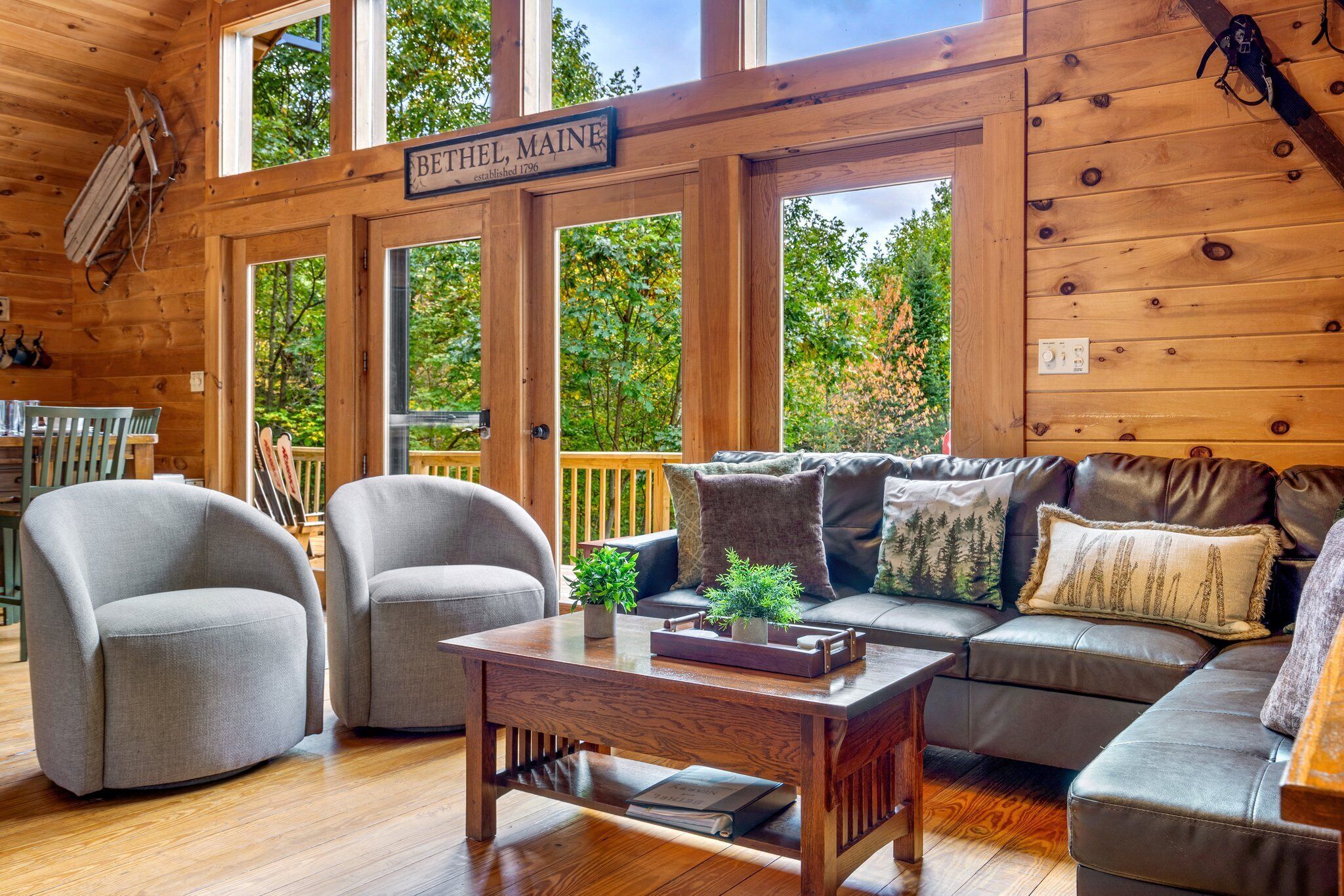 Smart TV, fireplace, video games