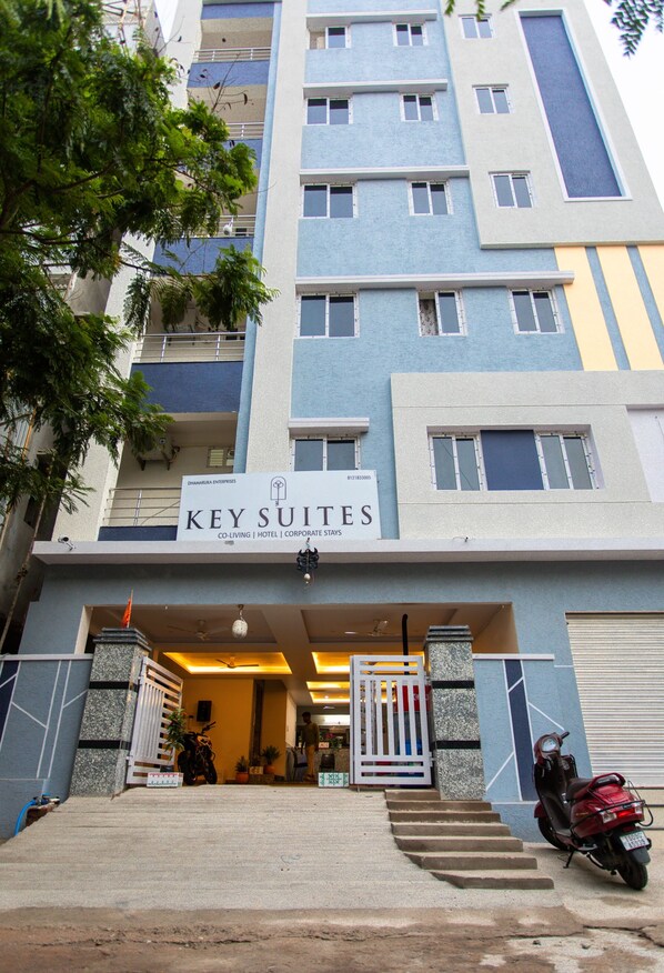 Façade de l’hébergement