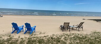 Beach Blessings is a Cozy Home On Lake Huron Beachfront Sugary Sands Oscoda, MI.