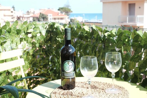 A stone's throw from the sea