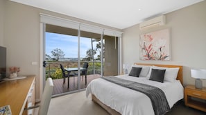 2 bedrooms, iron/ironing board, travel crib, internet