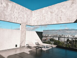 Classic Studio, Balcony, City View | Terrace/patio