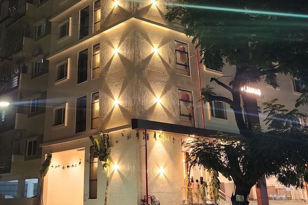 Fassade der Unterkunft â Abend/Nacht