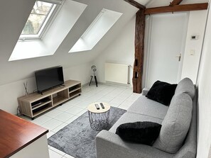 Living area - Cosy apartment, close to all amenities yet in a quiet location  (Bavans)