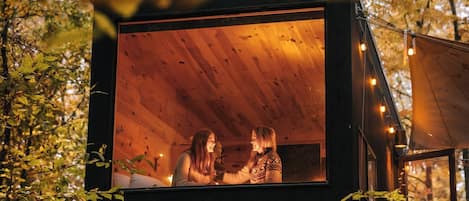 Uitzicht vanuit accommodatie