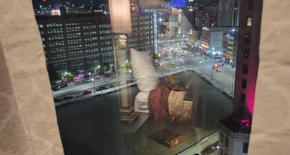 Luxury 1 bedroom, 1 Bath apt. in the middle of downtown Detroit w/parking spot!