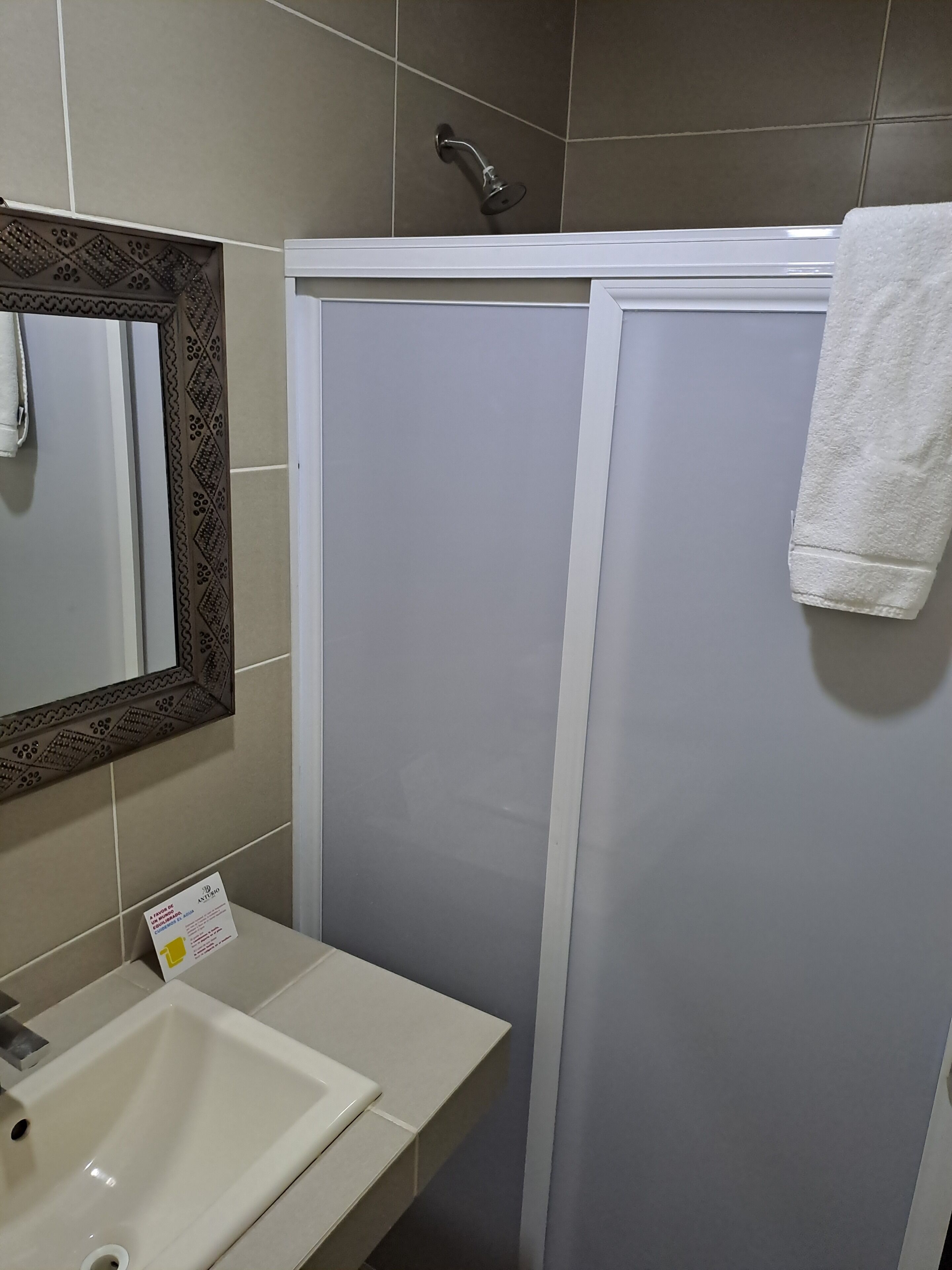 Standard Double Room | Bathroom | Towels, soap, shampoo, toilet paper
