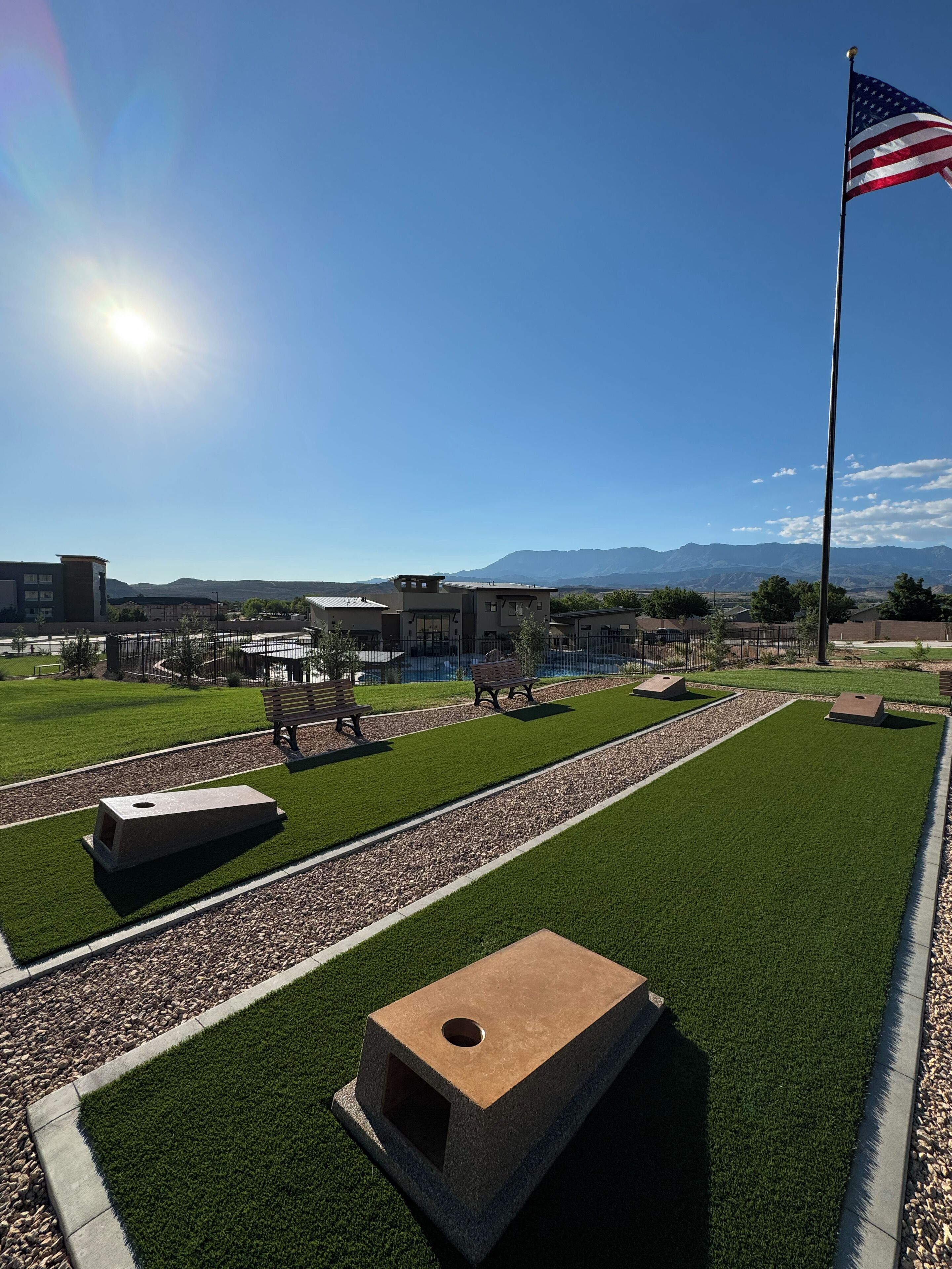 Khuôn viên nơi lưu trú