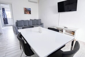 Classic apartman, kilátással a városra | Nappalirész