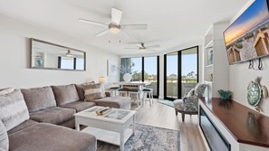 Älytelevisio, takka, DVD-soitin