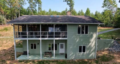 Longview - Woodburning fireplace