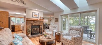 Longview - Woodburning fireplace