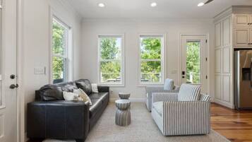 TV, foosball, table tennis