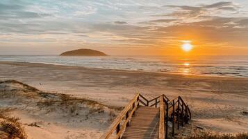 Beach nearby, white sand