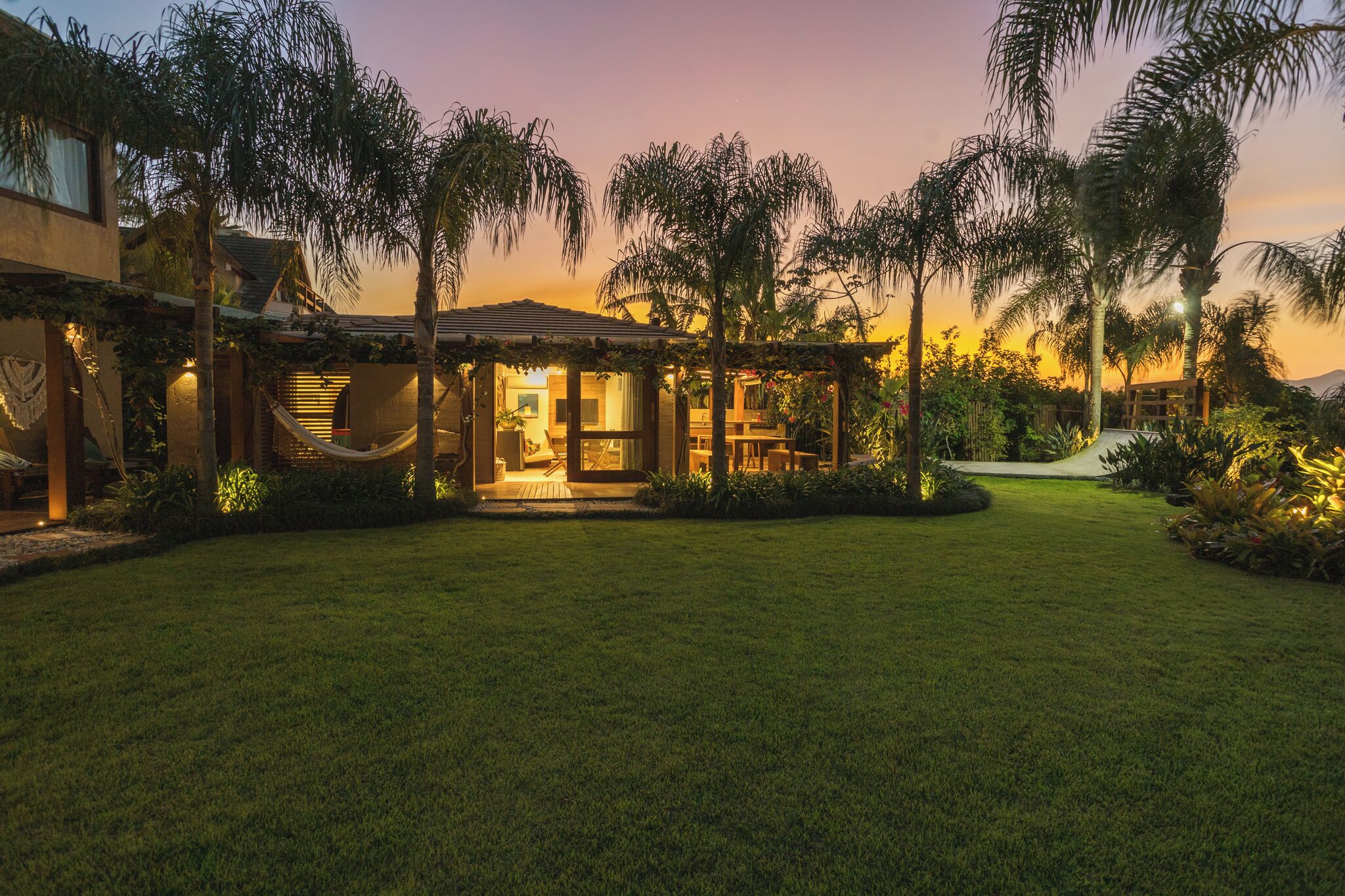 Front of property - evening/night