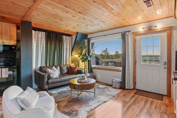 TV, fireplace, offices