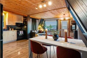 TV, fireplace, offices - Cedar Mountain Lodge | Hot Tub, Views & Wildlife (Evergreen)