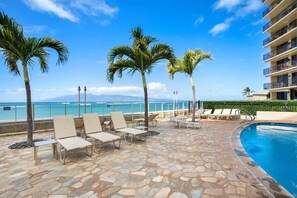 Pool - Zen by the Sea | Ground-Level Paradise with Ocean Views (Lahaina)