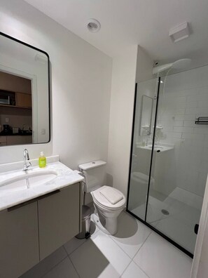 Bathroom - ONE Close to Paulista - spectacular location (Consolação São Paulo)