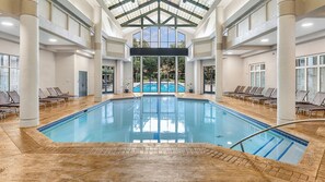 Indoor pool, outdoor pool