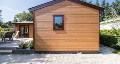 Chalet omringd door groen op de Veluwe