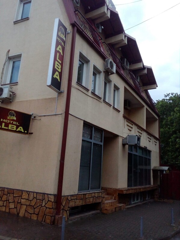 Voorkant van accommodatie