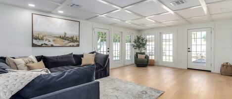 TV connectée, cheminée