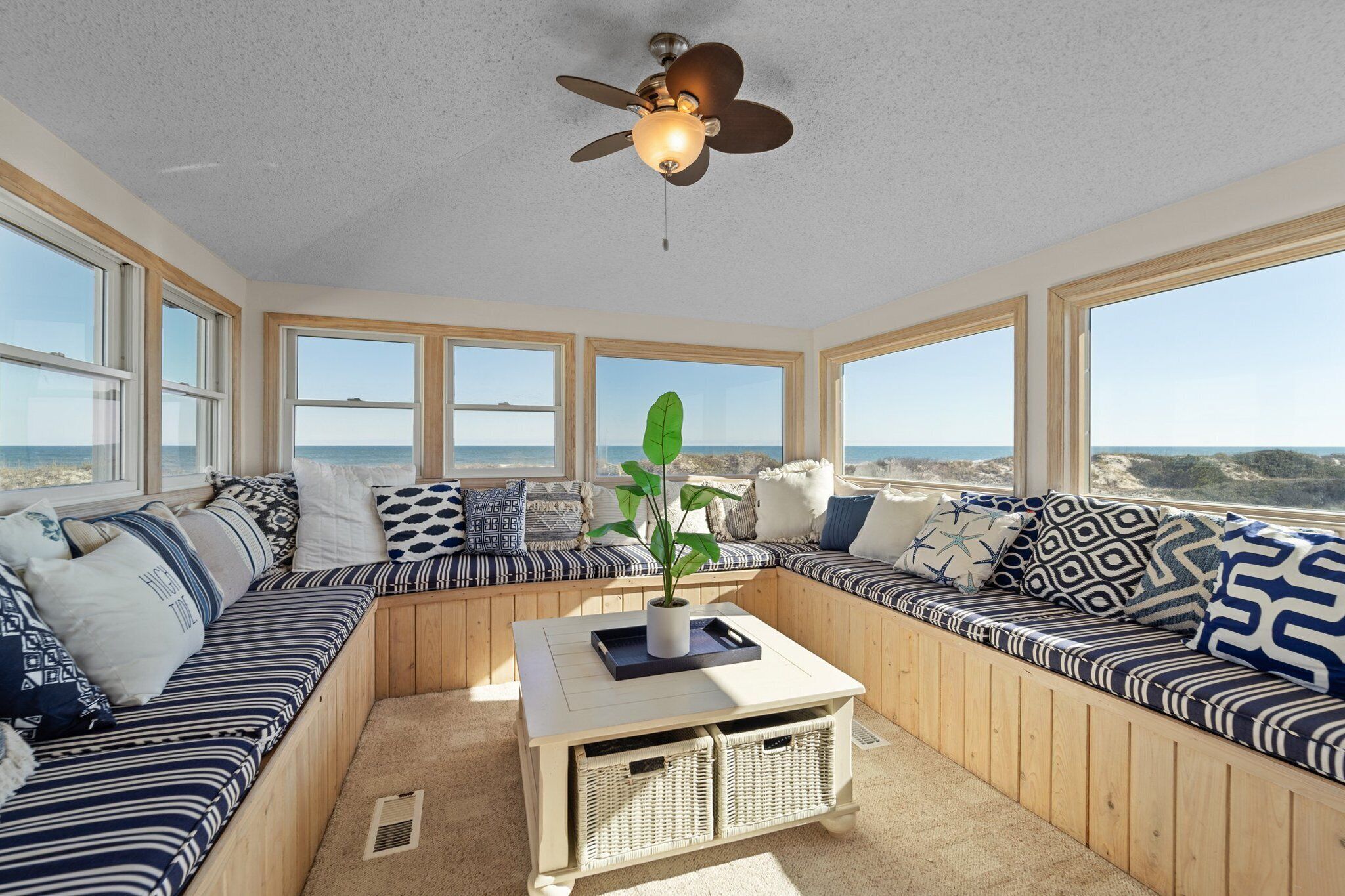 TV, fireplace, table football, books