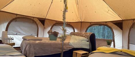 1 soverom og sengetøy