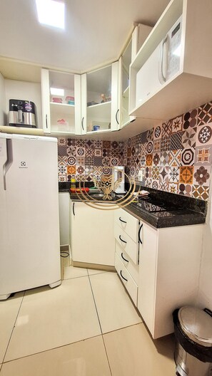 Private kitchen - Coruja Imob - Flat Crystal Place (Goiania)