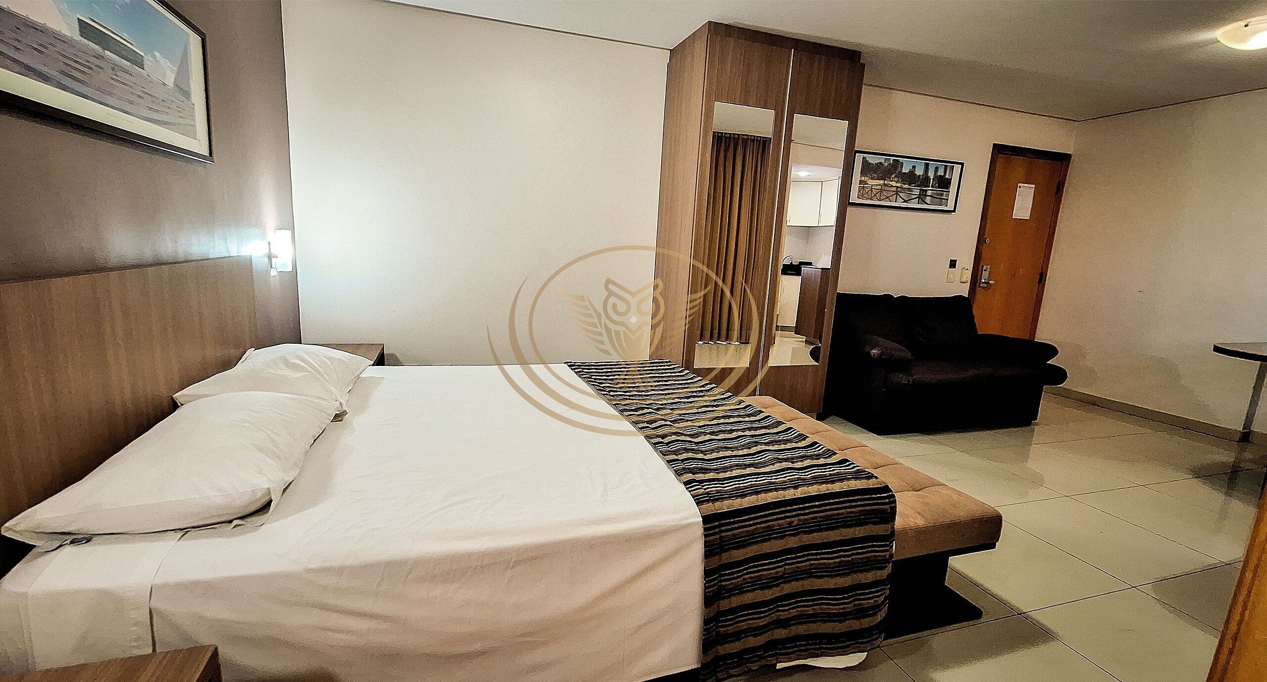 Apartamento | 1 quarto, espaço de trabalho para notebook, cortinas blackout