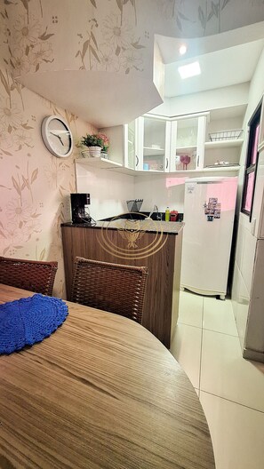 Private kitchen - Coruja Imob - Flat Crystal Place (Goiania)