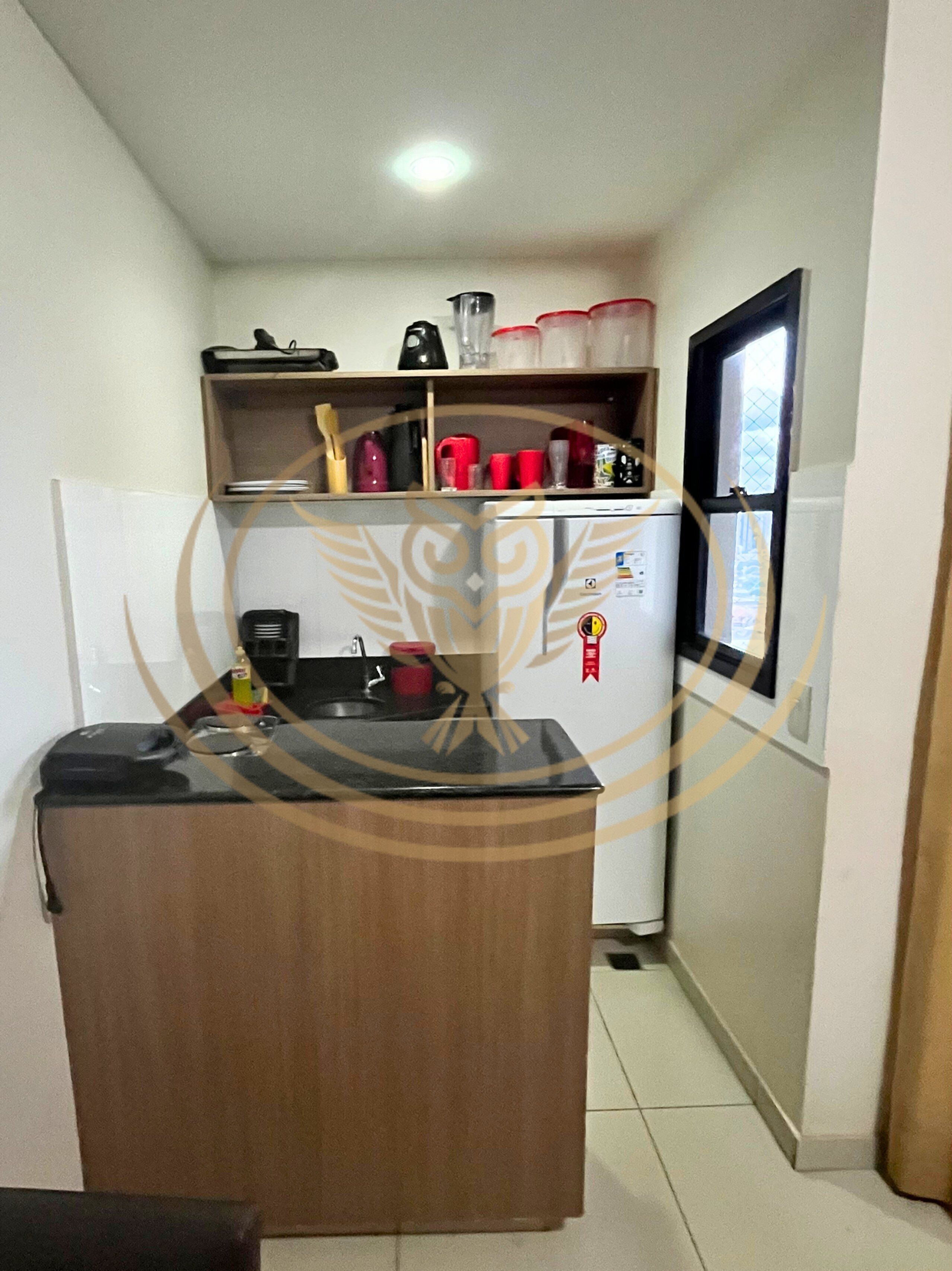 Basic Apartment | Private kitchen | Microwave, cookware/dishes/utensils, dining tables