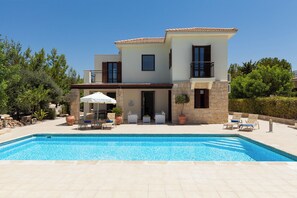 A heated pool - Unwind in Style: Your Luxury Retreat Awaits (Paphos)