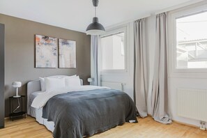 2 chambres, fer et planche à repasser, Wi-Fi, literie fournie